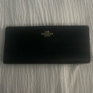 Coach black wallet brand new